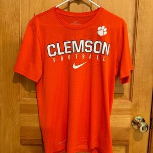 Orange Mens Nike Clemson Football Dri-Fit T-Shirt